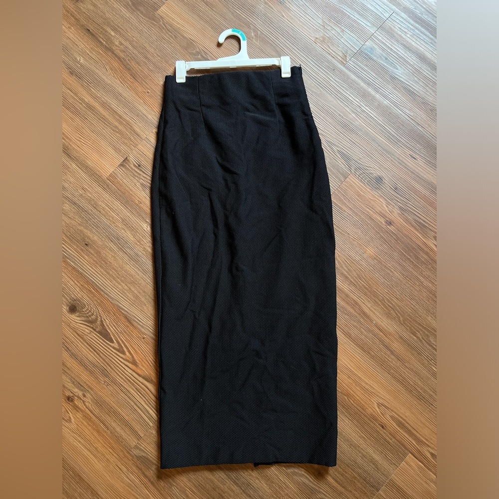 High waisted black pencil skirt - Zara